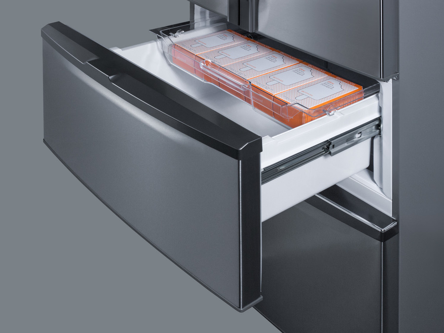 27" Wide French Door Refrigerator-Freezer FDRD15SS