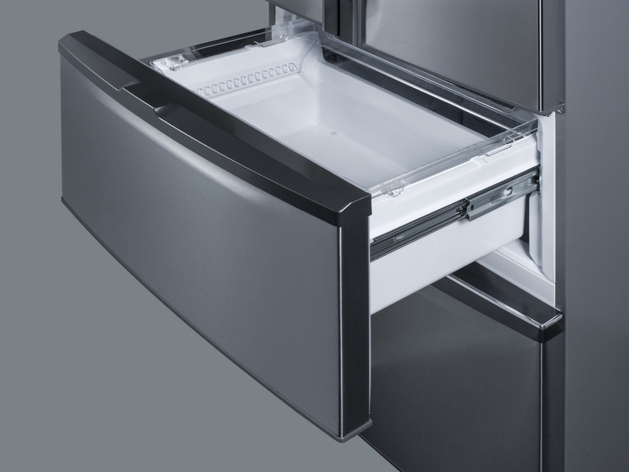 27" Wide French Door Refrigerator-Freezer FDRD15SS