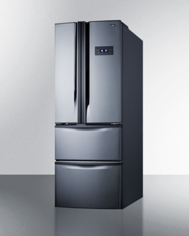 27" Wide French Door Refrigerator-Freezer FDRD15SS