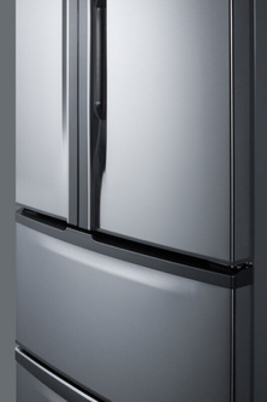 27" Wide French Door Refrigerator-Freezer FDRD15SS