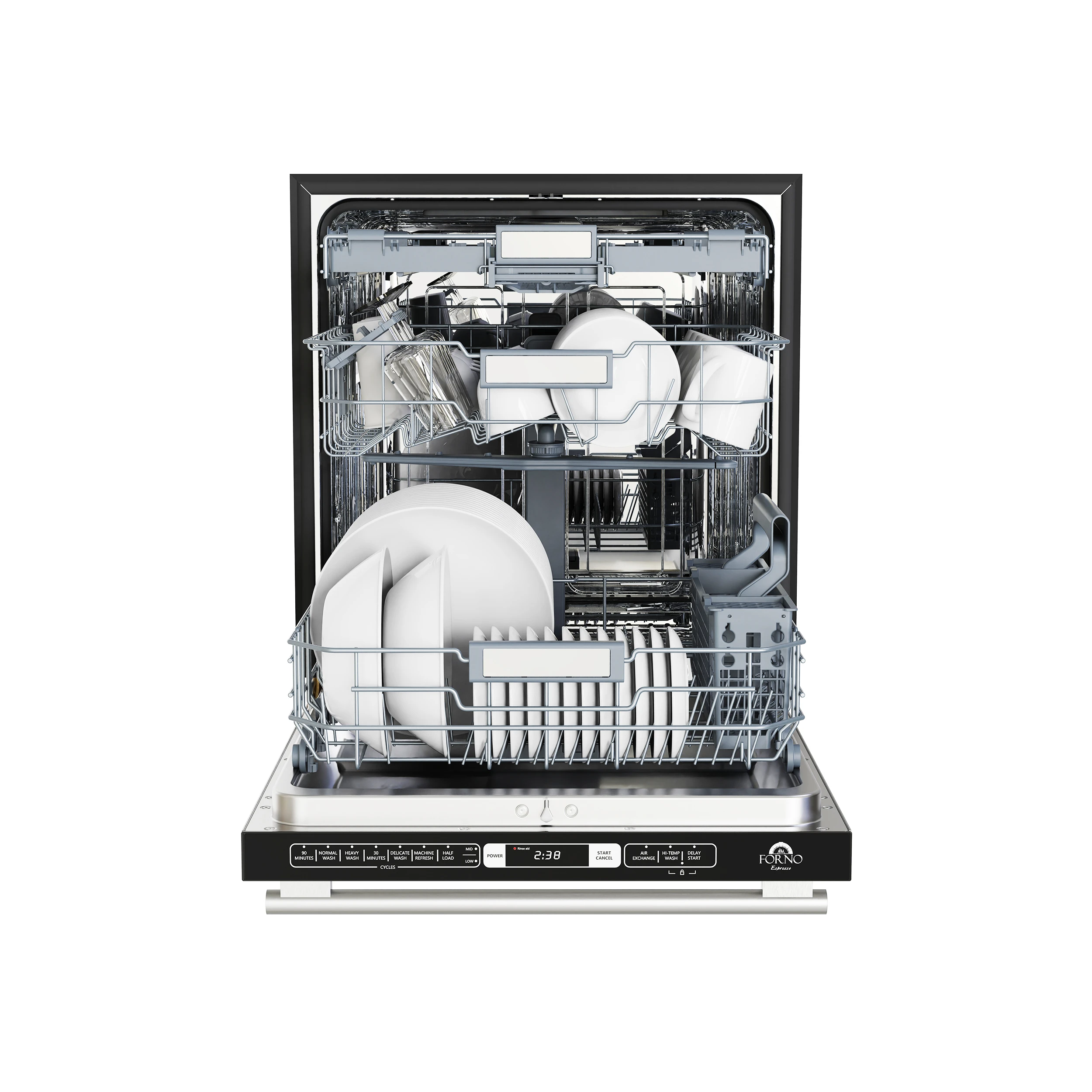 Romano 24-Inch Built-In Dishwasher, Stainless Steel Finish, Stainless Steel Tub, 49 dBA, Energy Star Certified FDWBI803524S