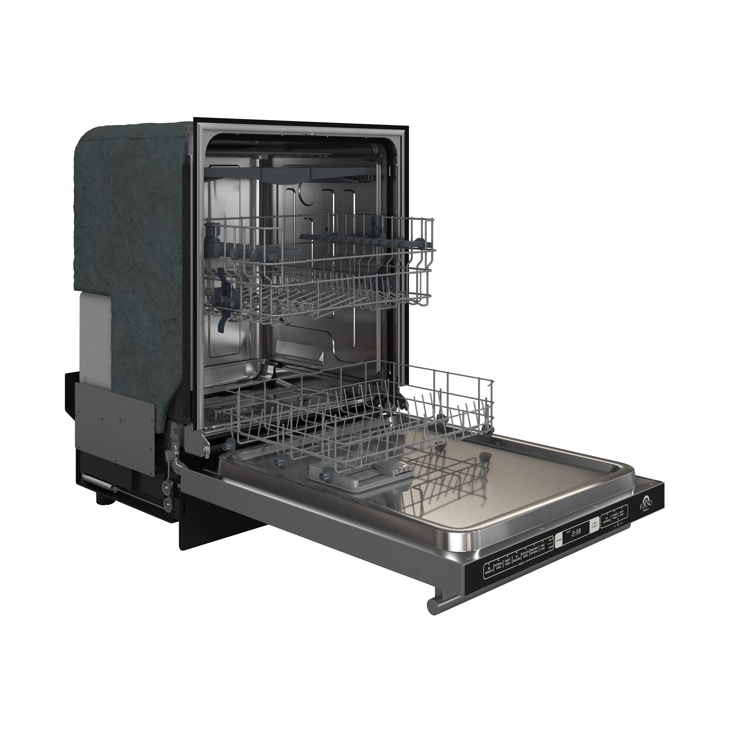 Romano 24-Inch Built-In Dishwasher, Stainless Steel Finish, Stainless Steel Tub, 49 dBA, Energy Star Certified FDWBI803524S