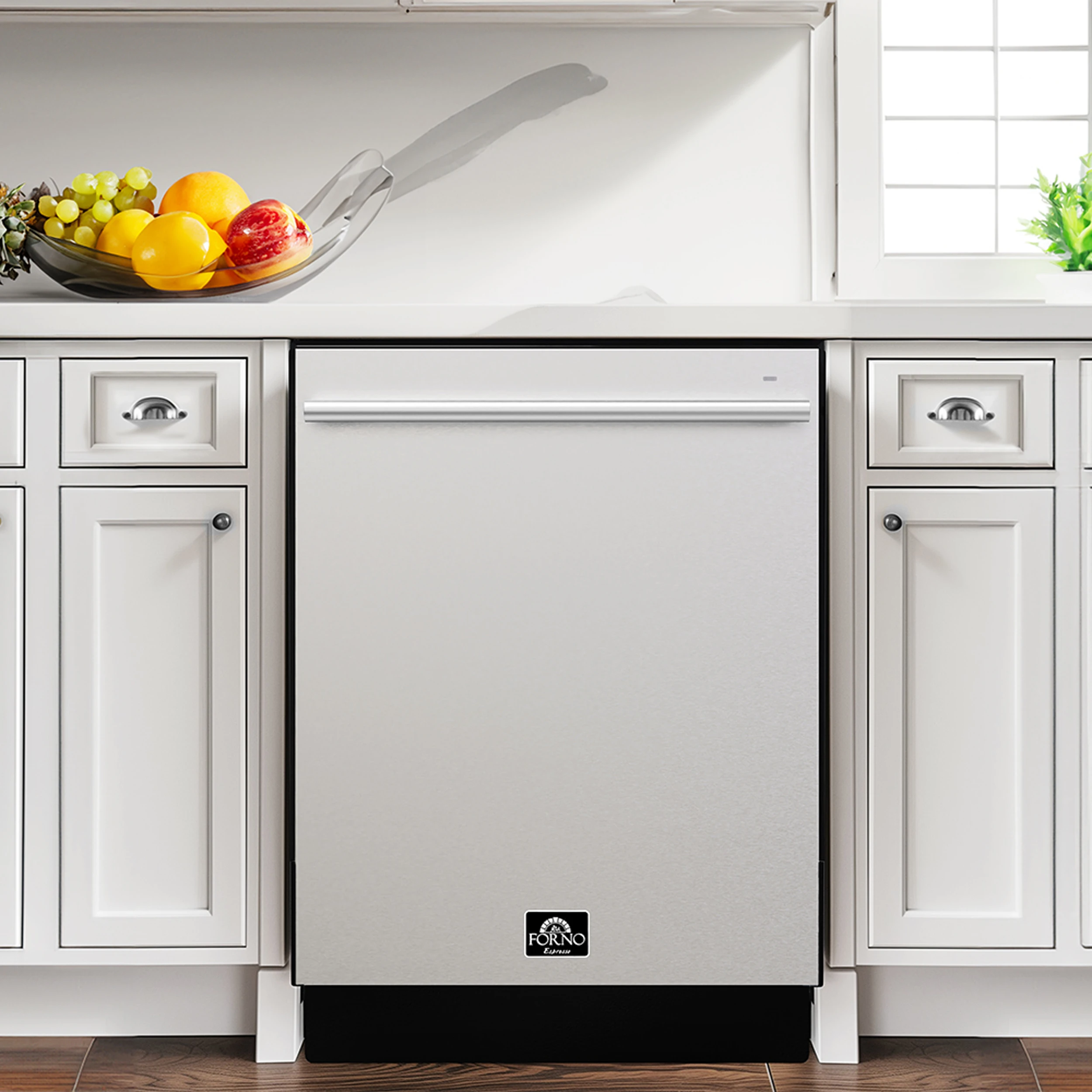 Romano 24-Inch Built-In Dishwasher, Stainless Steel Finish, Stainless Steel Tub, 49 dBA, Energy Star Certified FDWBI803524S