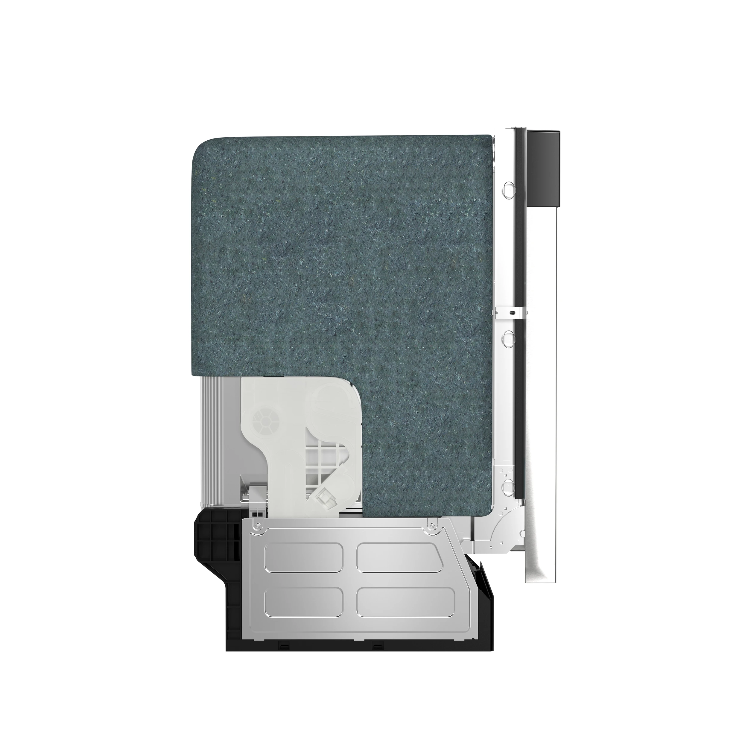 Polo 18-Inch Built-In Stainless Steel Dishwasher, 8 Place Settings, ENERGY STAR Certified, 52 dBA FDWBI804118S