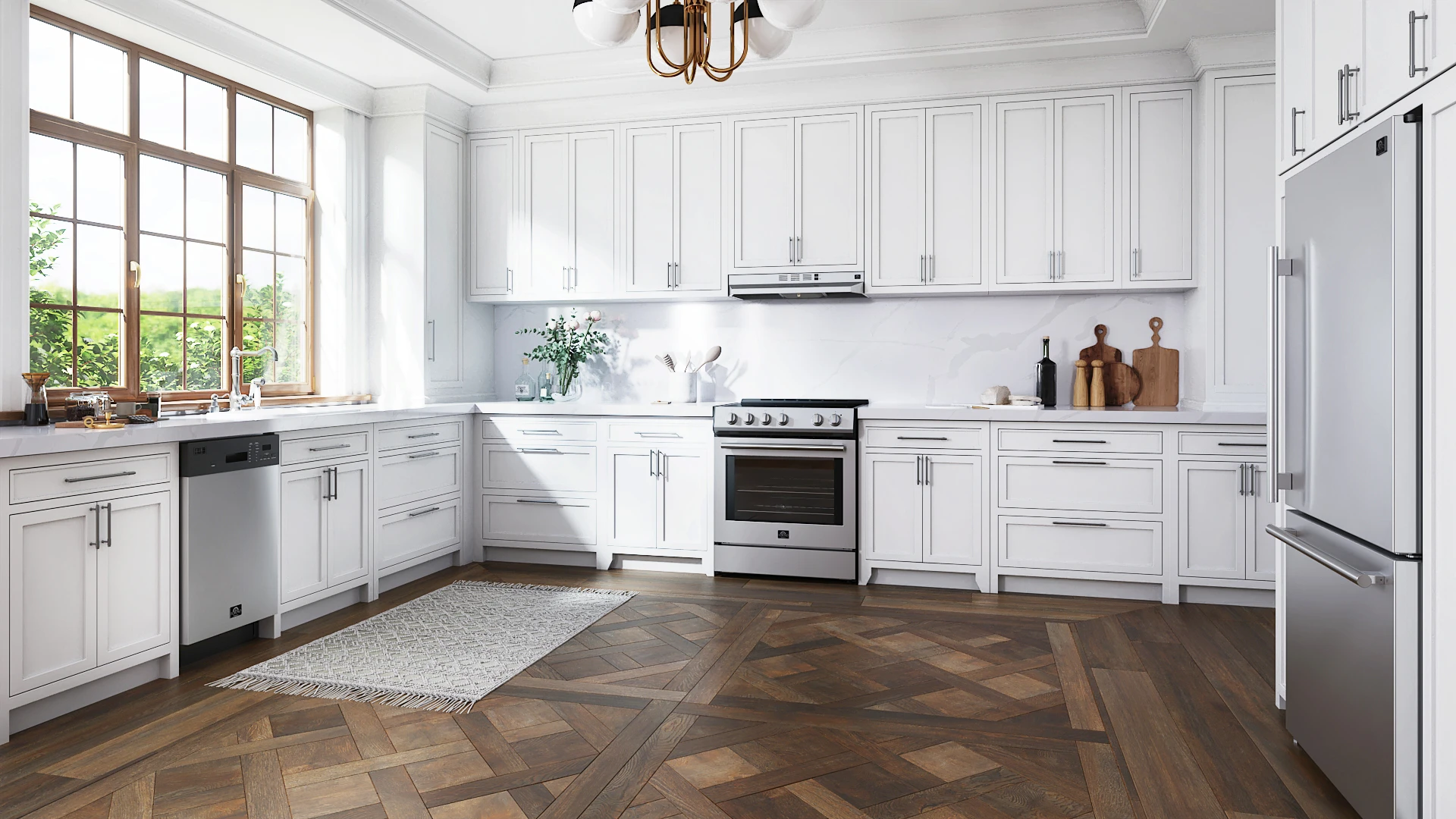 Polo 18-Inch Built-In Stainless Steel Dishwasher, 8 Place Settings, ENERGY STAR Certified, 52 dBA FDWBI804118S