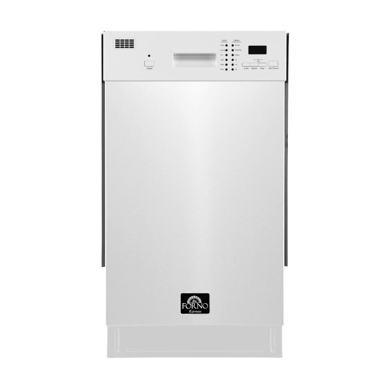 Forno 18″ Polo Dishwasher White FDWBI804118WHT Picture 1