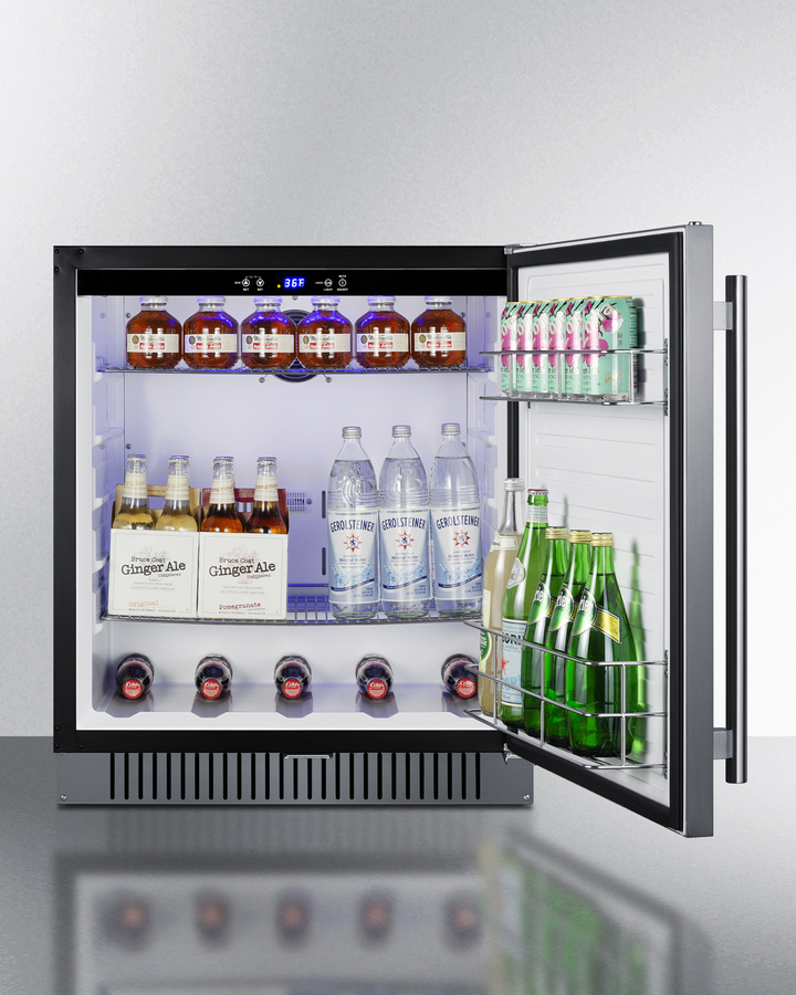 27" Wide Built-In All-Refrigerator, ADA Compliant FF27BSSADA