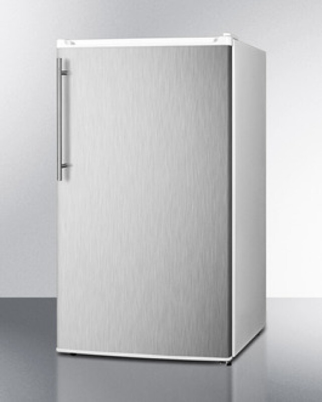 19" Wide Refrigerator-Freezer, ADA Compliant FF412ESSSHVADA