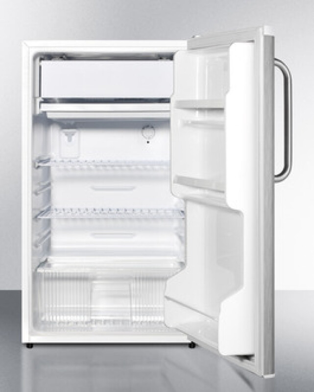 19" Wide Refrigerator-Freezer, ADA Compliant FF412ESSSTBADA