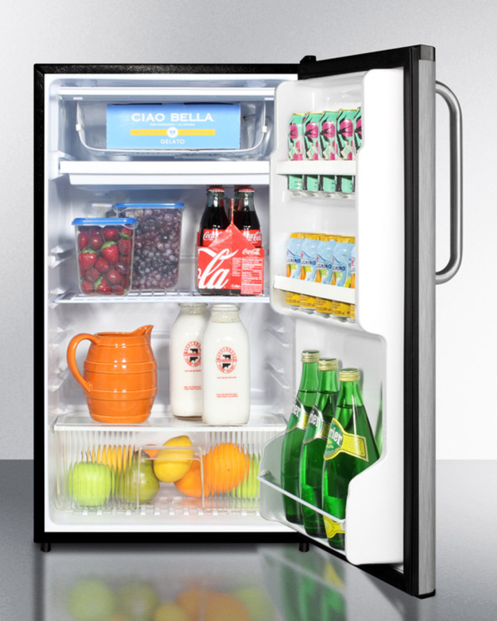 19" Wide Refrigerator-Freezer, ADA Compliant FF433ESSSTBADA