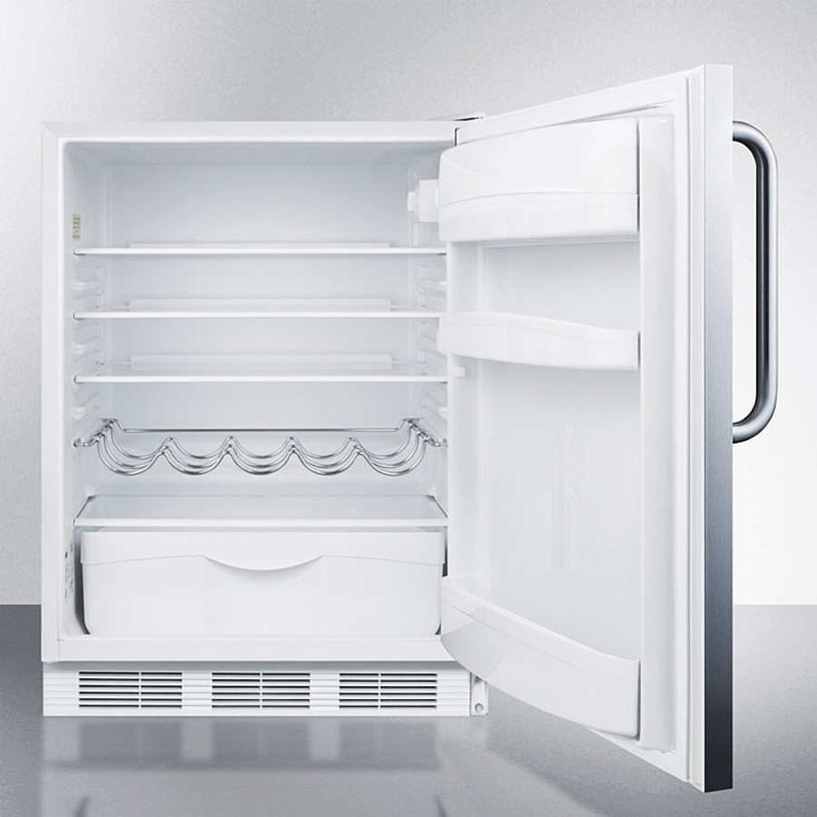 24" Wide Built-In All-Refrigerator, ADA Compliant FF61WBISSTBADA