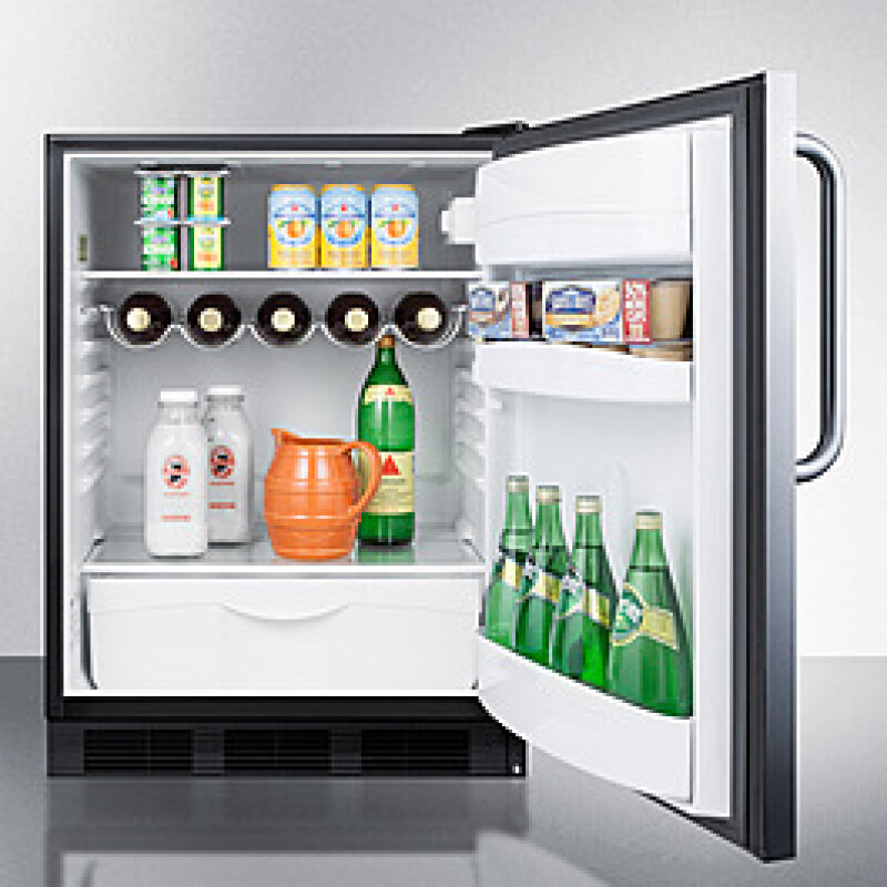 24" Wide Built-In All-Refrigerator, ADA Compliant FF63BKCSSADA