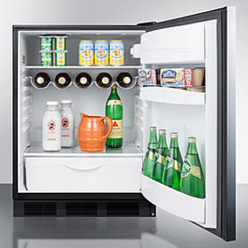 24" Wide All-Refrigerator FF63BKSSHH
