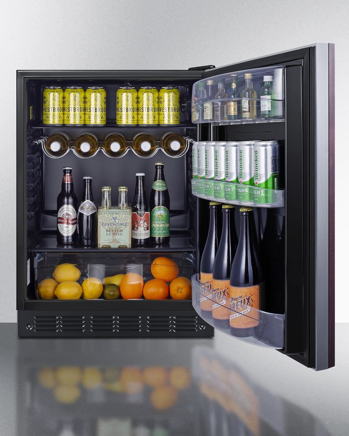 24" Wide All-Refrigerator, ADA Compliant (Panel Not Included) FF6BK2SSIFADA