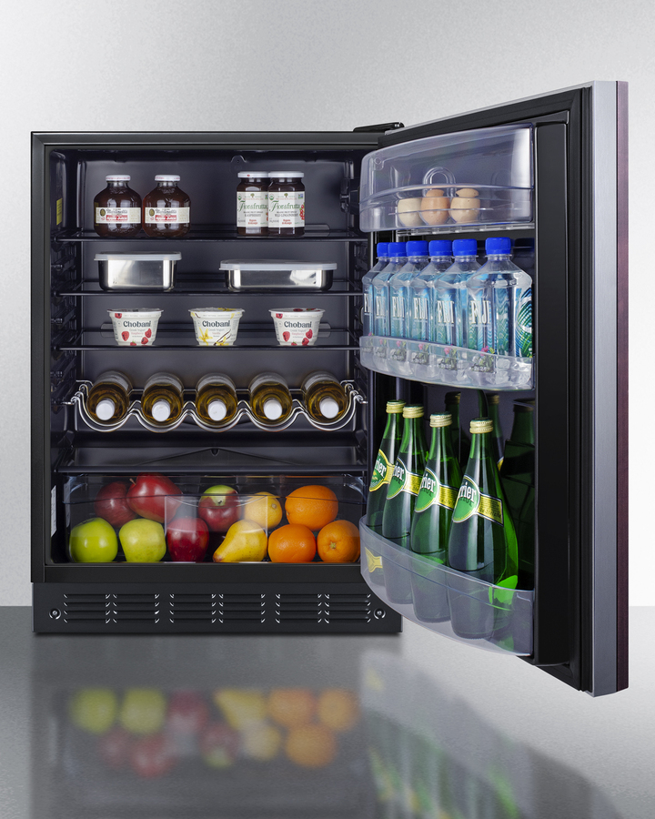 24" Wide All-Refrigerator, ADA Compliant (Panel Not Included) FF6BK2SSIFADA