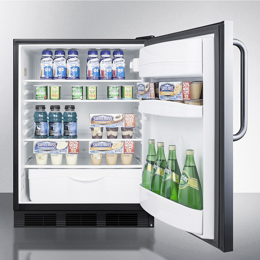 24" Wide Built-In All-Refrigerator, ADA Compliant FF6BKBI7SSTBADA
