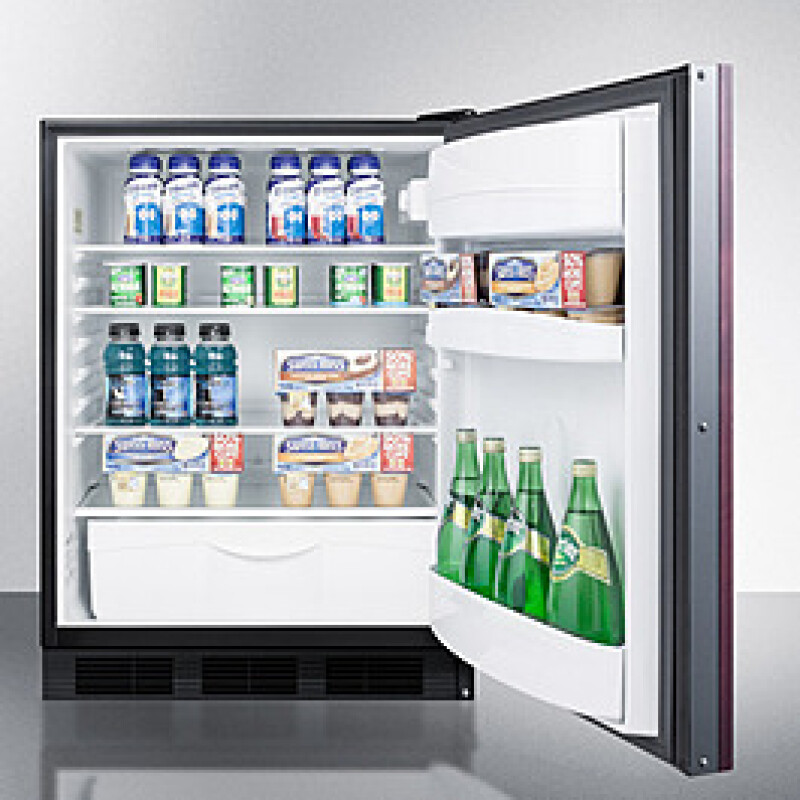 24" Wide Built-In All-Refrigerator, ADA Compliant (Panel Not Included) FF6BKBIIFADA