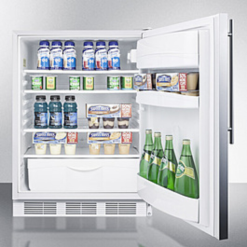 24" Wide All-Refrigerator, ADA Compliant FF6LW7SSHVADA