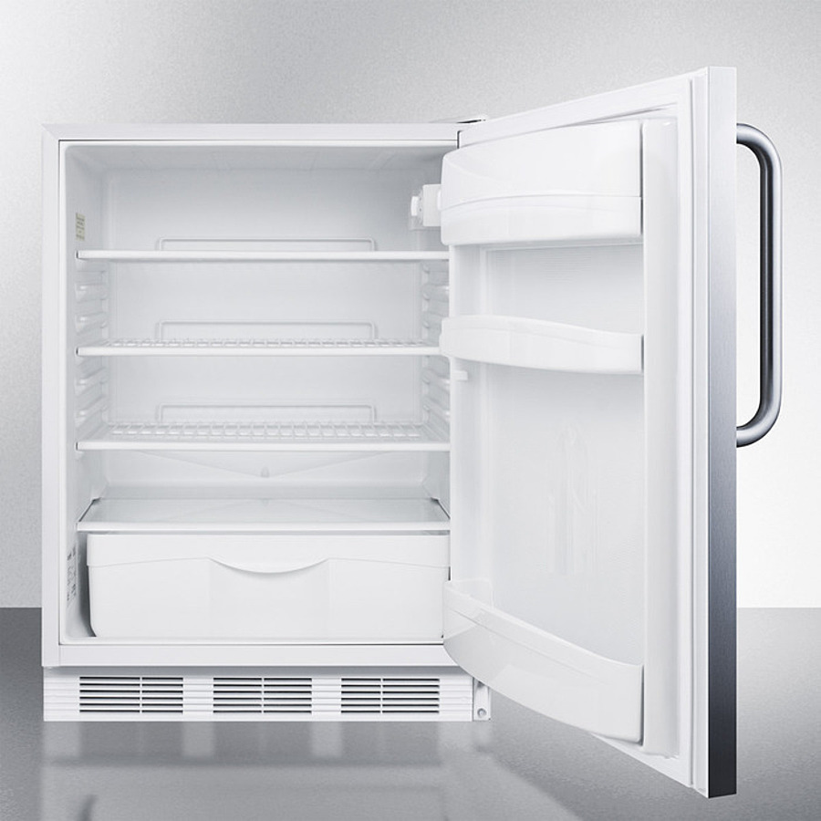 24" Wide All-Refrigerator, ADA Compliant FF6LW7SSTBADA