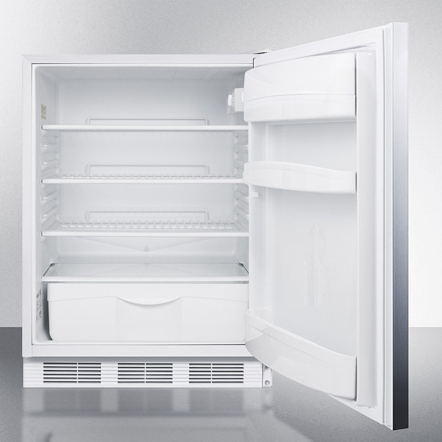24" Wide Built-In All-Refrigerator, ADA Compliant FF6WBISSHHADA