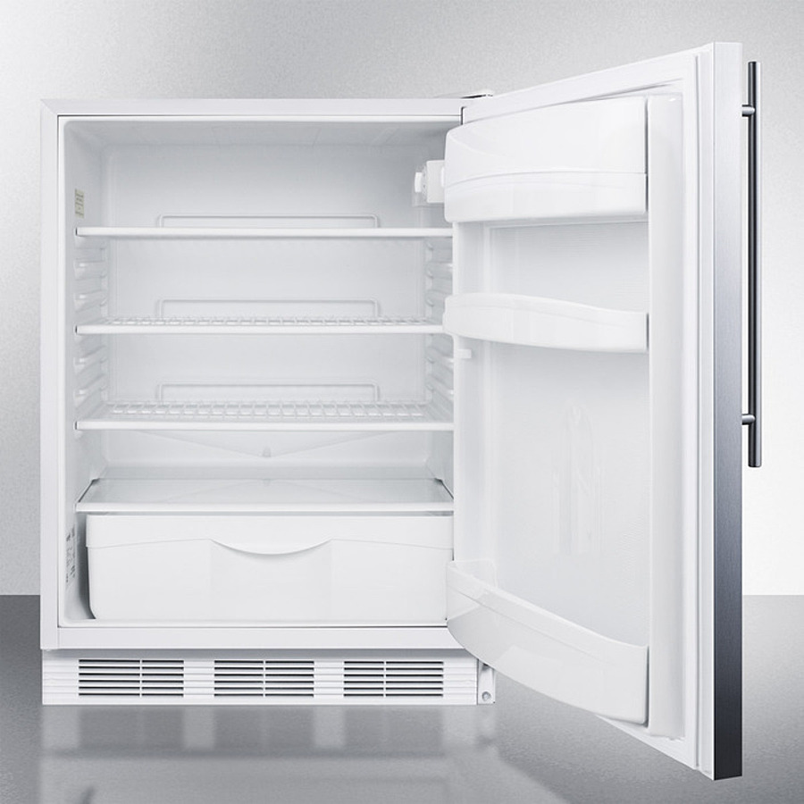 24" Wide Built-In All-Refrigerator, ADA Compliant FF6WBISSHVADA