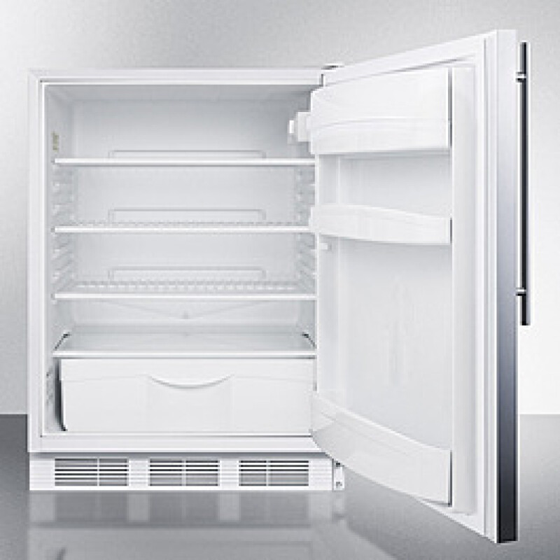 24" Wide Built-In All-Refrigerator, ADA Compliant FF6WBISSHVADA
