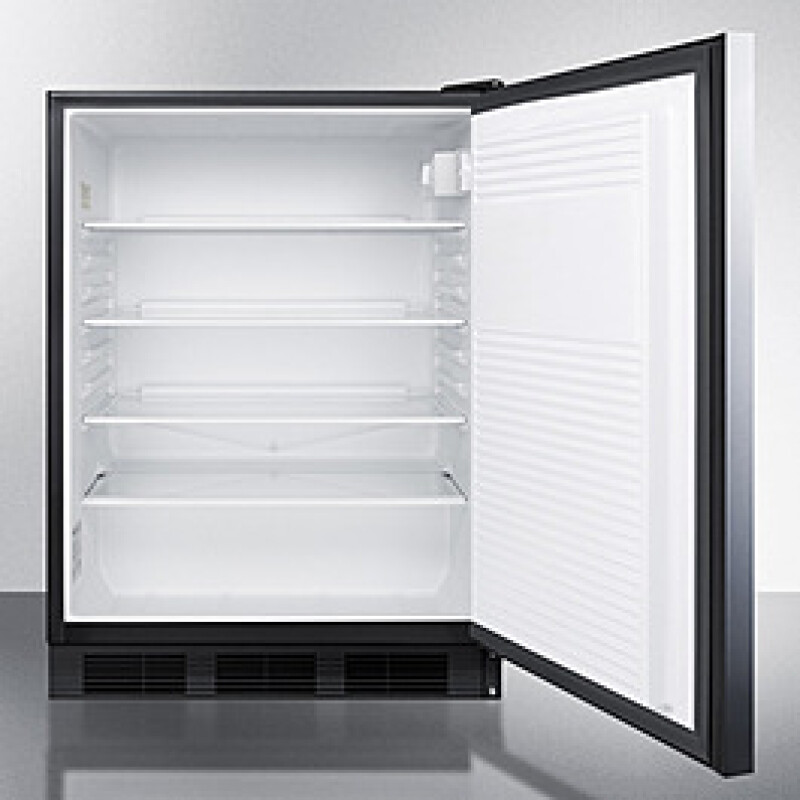 24" Wide All-Refrigerator, ADA Compliant FF7BKSSHHADA