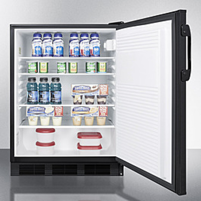 24" Wide Built-In All-Refrigerator, ADA Compliant FF7LBLKBIADA