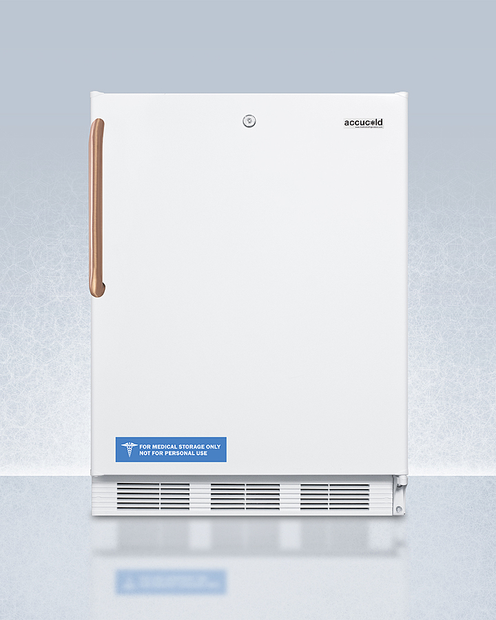 24" Wide Built-In All-Refrigerator with Antimicrobial Pure Copper Handle, ADA Compliant FF7LWBITBCADA