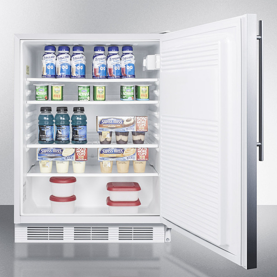 24" Wide Built-In All-Refrigerator, ADA Compliant FF7WBISSHVADA