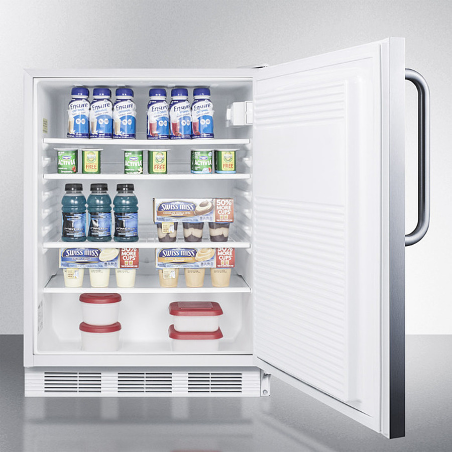 24" Wide Built-In All-Refrigerator, ADA Compliant FF7WBISSTBADA
