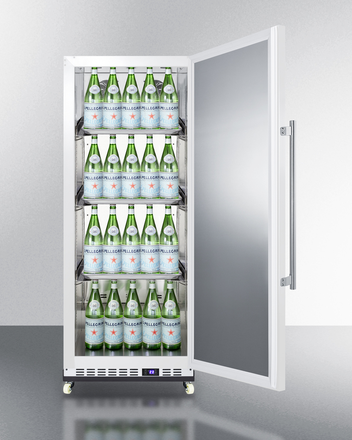 24" Wide Mini Reach-In All-Refrigerator with Dolly FFAR12WRI