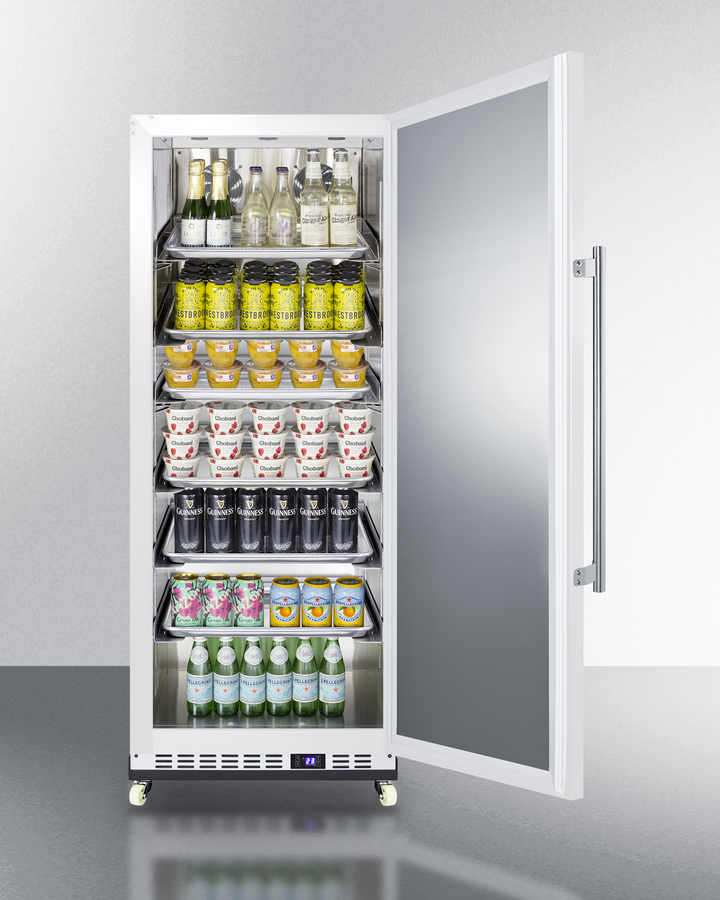 24" Wide Mini Reach-In All-Refrigerator with Dolly FFAR12WRI
