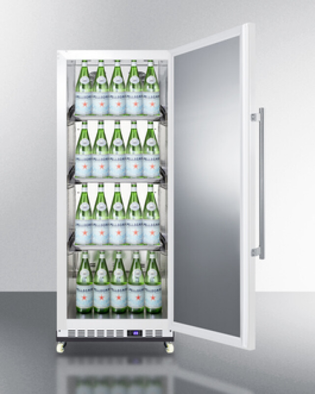 24" Wide Mini Reach-In All-Refrigerator with Dolly FFAR12WRI