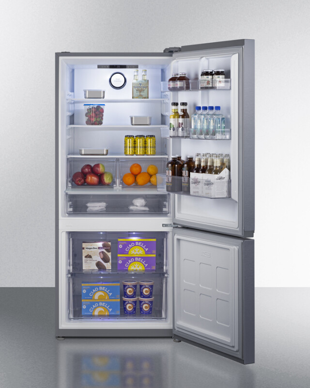 30" Wide Bottom-Mount Refrigerator-Freezer, Counter Depth FFBF173SS