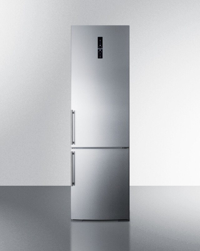 Summit 24" Wide Built-In Bottom Freezer Refrigerator Platinum FFBF181ESBI Picture 1