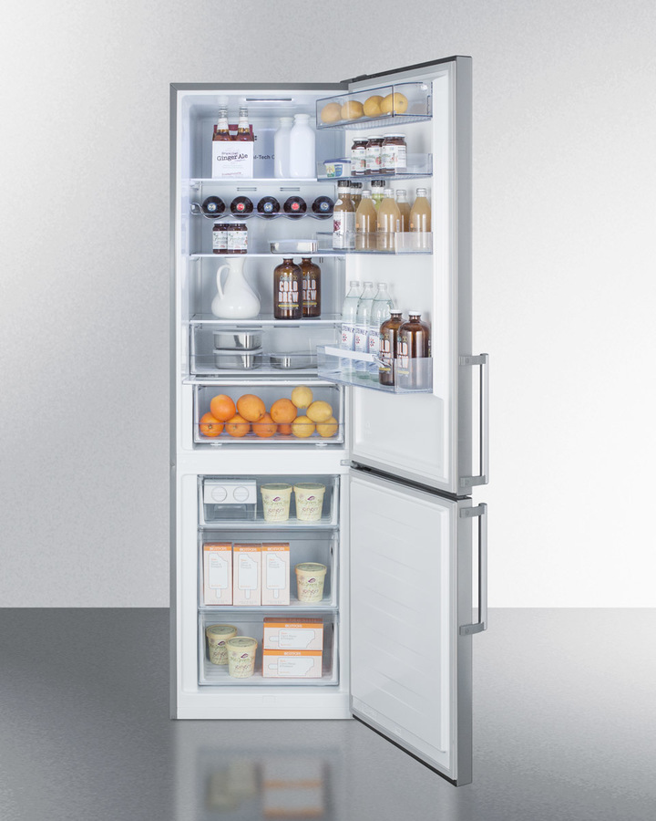 24" Wide Bottom Freezer Refrigerator FFBF192SS