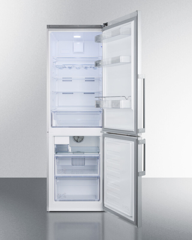 24" Wide Bottom Freezer Refrigerator With Icemaker FFBF247SSIM