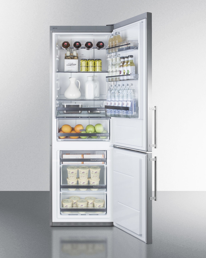 24" Wide Bottom Freezer Refrigerator FFBF249SS