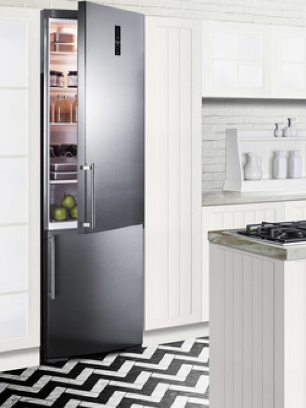 24" Wide Built-In Bottom Freezer Refrigerator FFBF249SSBI