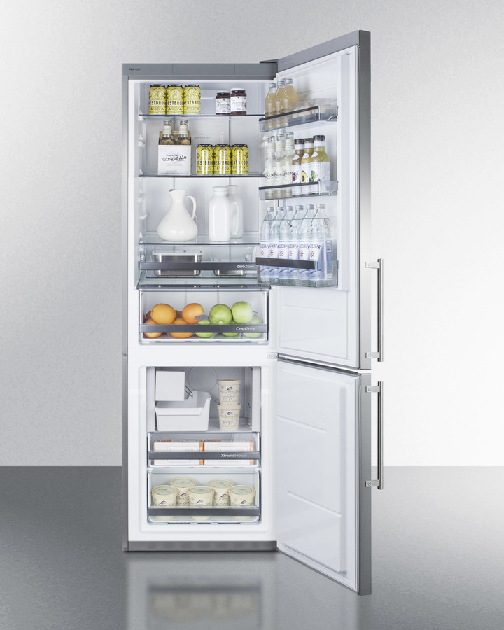 24" Wide Built-In Bottom Freezer Refrigerator With Icemaker FFBF249SSBIIM