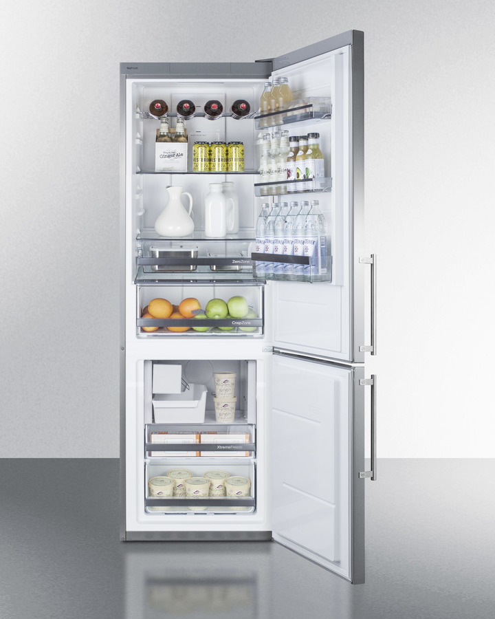 24" Wide Built-In Bottom Freezer Refrigerator With Icemaker FFBF249SSBIIM