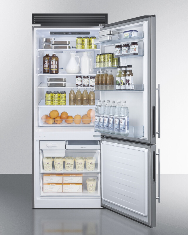 28" Wide Bottom Freezer Refrigerator FFBF279SSXH72