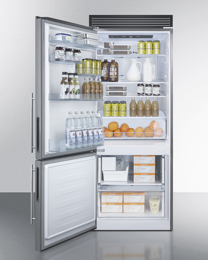 28" Wide Bottom Freezer Refrigerator FFBF279SSXIMH72LHD