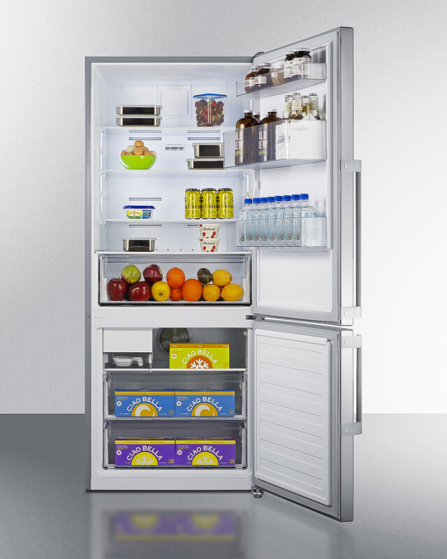 28" Wide Bottom Freezer Refrigerator FFBF284SSIM