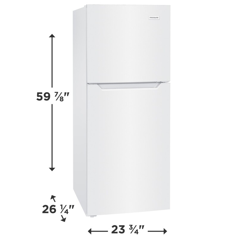 10.1 Cu. Ft. Top Freezer Apartment-Size Refrigerator FFET1022UW