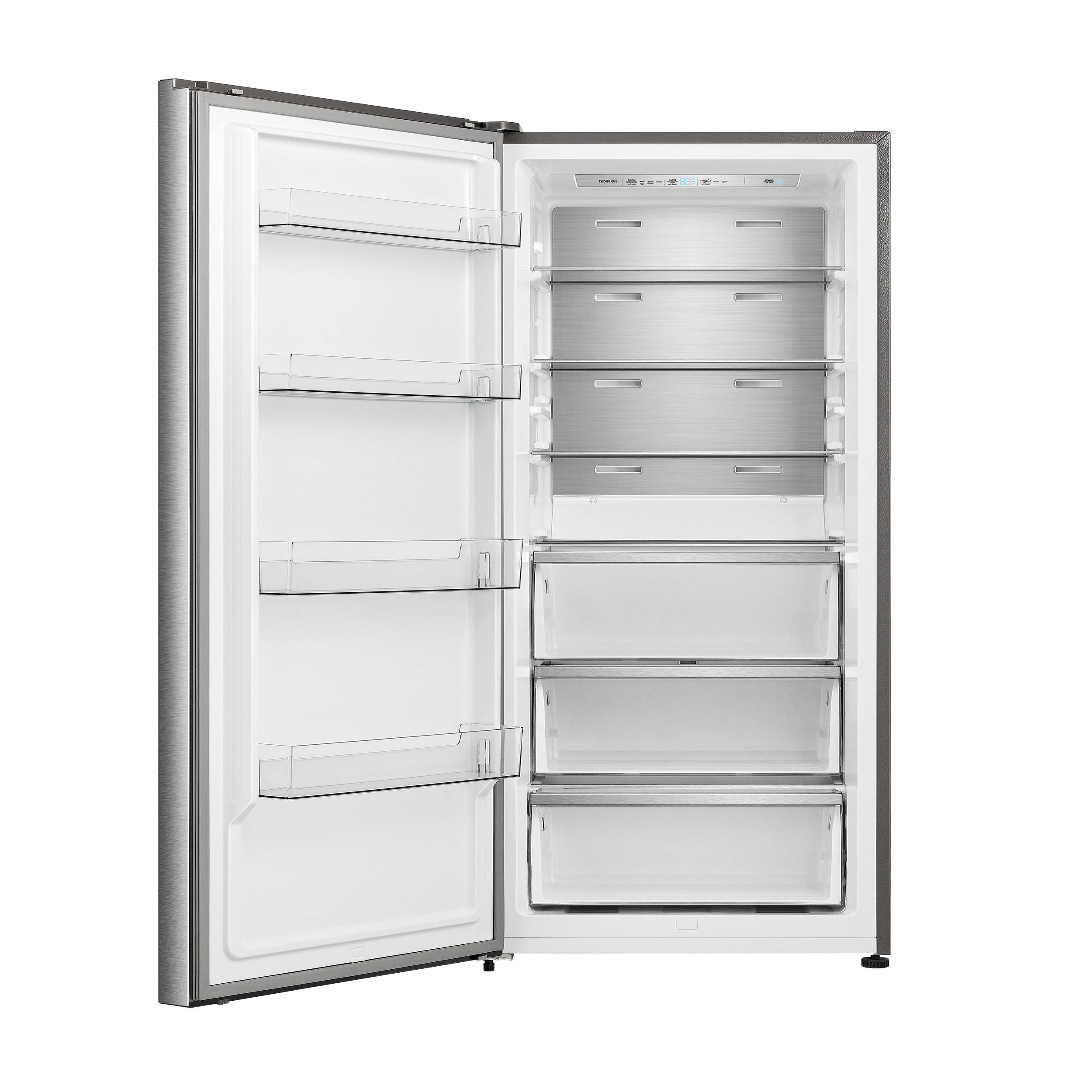 Maderno 28" Left Swing Convertible Freestanding Refrigerator/Freezer in Stainless Steel 13.6 cu.ft. FFFFD172228LS