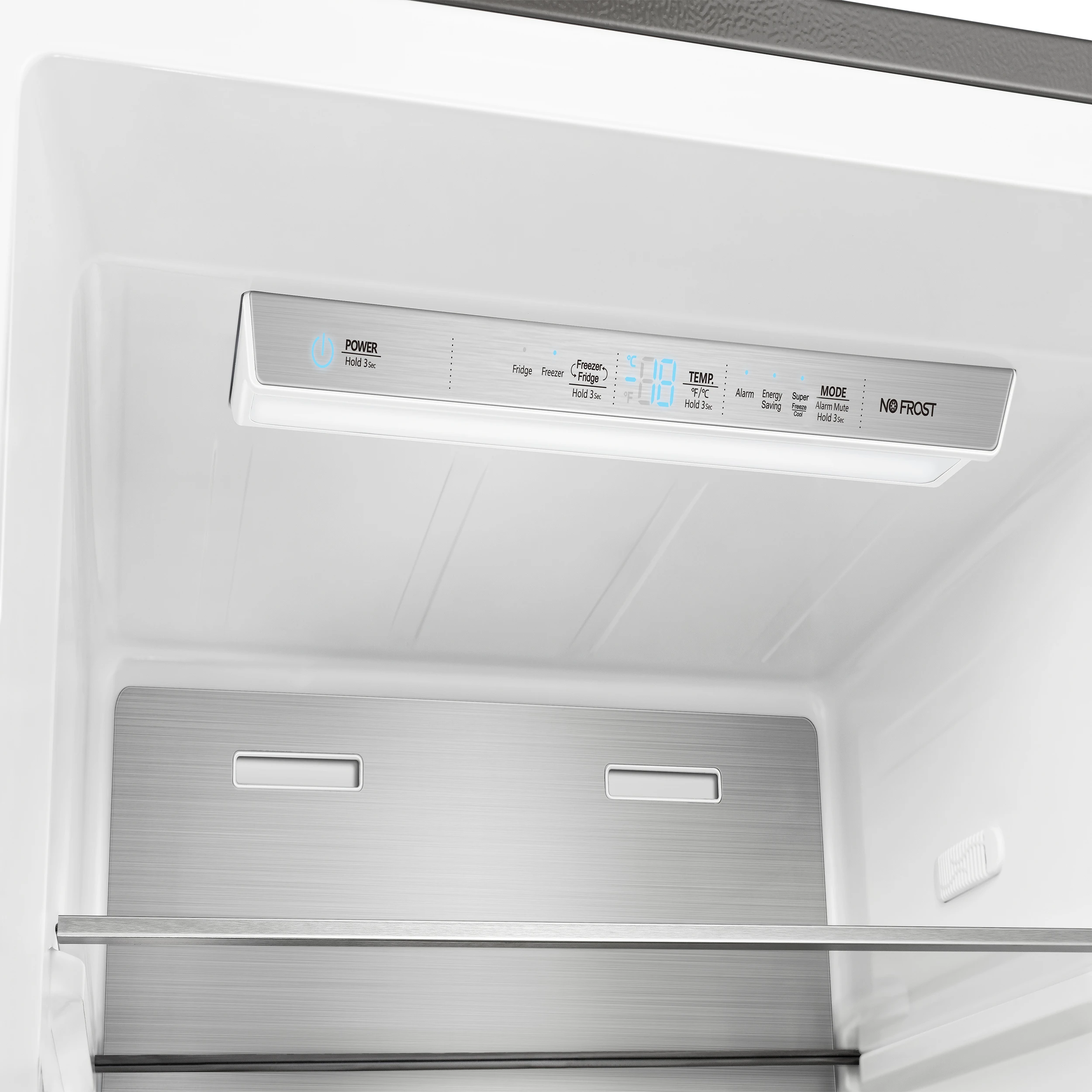 Maderno 28" Right Swing Convertible Freestanding Refrigerator/Freezer in Stainless Steel 13.6 cu.ft. FFFFD172228RS