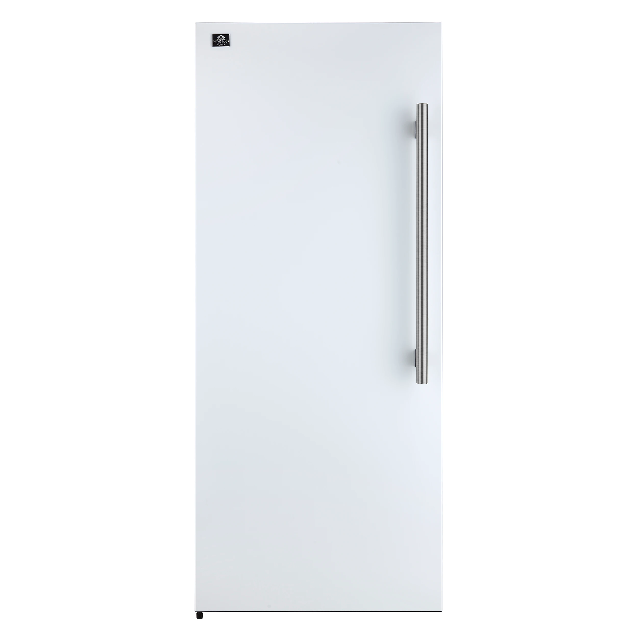 Maderno 28-Inch Convertible Upright Freezer/Refrigerator in White with Antique Brass Handle, 13.6 cu.ft., Left Swing FFFFD172228WHTLS