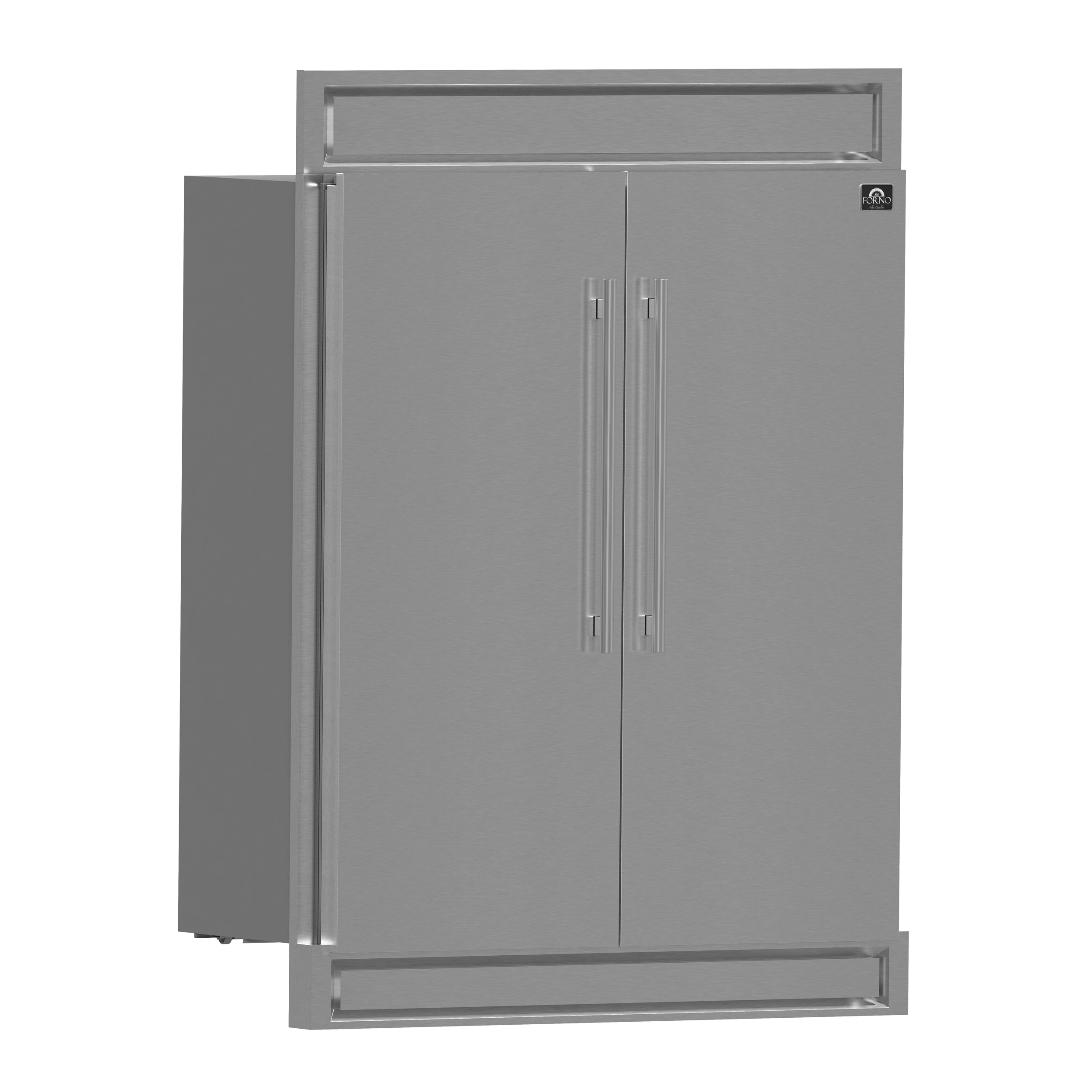 Maderno 2-28-Inch Wide Convertible Refrigerator/Freezer, Decorative Trim, 27.2 cu.ft, 84-Inch High, ENERGY STAR Certified FFFFD172260S